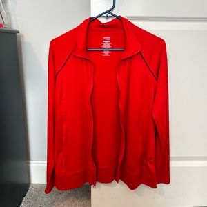 Danskin Now Semi Fitted Red Jacket
